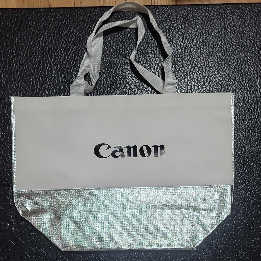 Canon Limited Edition Shimmering Silver and White Tote Bag